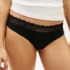 3-pak majtek bikini z koronkową lamówką 3-pak majtek bikini z koronkową lamówką