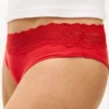 3-pak majtek bikini z koronkową lamówką 3-pak majtek bikini z koronkową lamówką