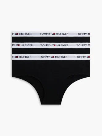 3-pak szortów bikini z logo Tommy
