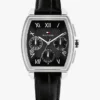 36 mm Wielofunkcyjny zegarek z paskiem skórzanym