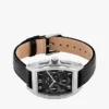 36 mm Wielofunkcyjny zegarek z paskiem skórzanym