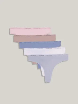 5-pak stringów z logo Tommy