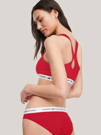 Biustonosz typu braletka z logo Tommy
