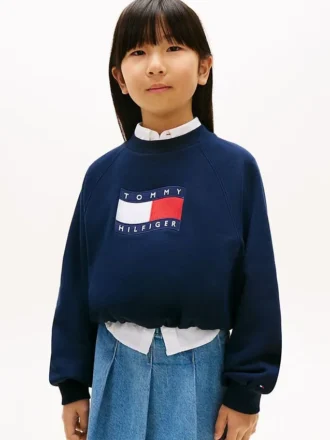 Bluza dla dzieci z falistym logo