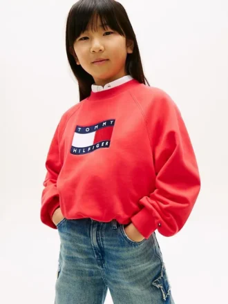 Bluza dla dzieci z falistym logo