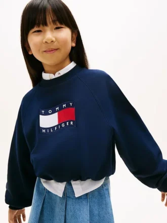 Bluza dla dzieci z falistym logo