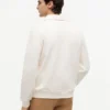 Bluza polo z kwiatowym logo i zamkiem 1/4