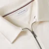 Bluza polo z kwiatowym logo i zamkiem 1/4