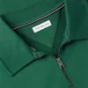Bluza polo z kwiatowym logo i zamkiem 1/4