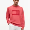 Bluza raglanowa z logo flagi i szczotkowanym wnętrzem Bluza raglanowa z logo flagi i szczotkowanym wnętrzem