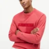 Bluza raglanowa z logo flagi i szczotkowanym wnętrzem Bluza raglanowa z logo flagi i szczotkowanym wnętrzem