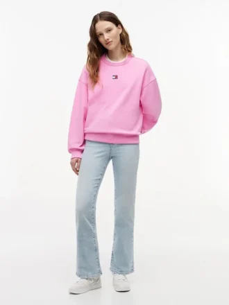 Bluza Tommy Jeans o prostym kroju