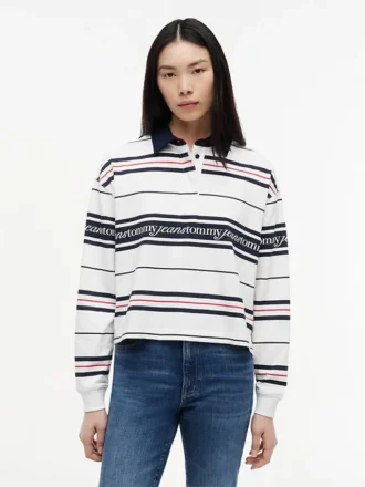 Bluza Tommy Jeans Relaxed Rugby