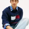 Bluza Tommy Jeans z falistym logo flagi Bluza Tommy Jeans z falistym logo flagi