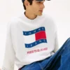 Bluza Tommy Jeans z falistym logo flagi Bluza Tommy Jeans z falistym logo flagi