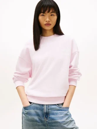 Bluza Tommy Jeans z nadrukiem w stylu puff