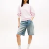 Bluza Tommy Jeans z nadrukiem w stylu puff Bluza Tommy Jeans z nadrukiem w stylu puff