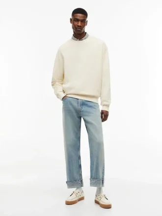 Bluza Tommy Jeans z wzorem waflowym