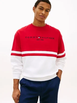 Bluza Tommy Logo Colorblock