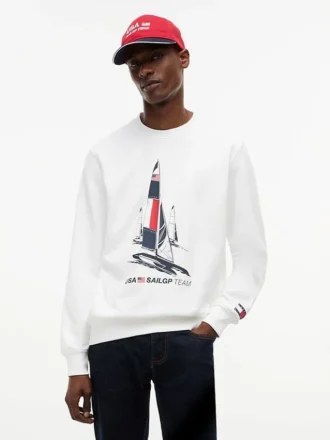 Bluza Tommy x US SailGP Team Boat
