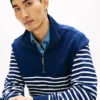 Bluza w paski z zamkiem do połowy Bluza w paski z zamkiem do połowy