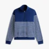 Bluza w paski z zamkiem do połowy Bluza w paski z zamkiem do połowy