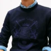 Bluza z dzianiny Intechno z tonowym logo klubu Bluza z dzianiny Intechno z tonowym logo klubu