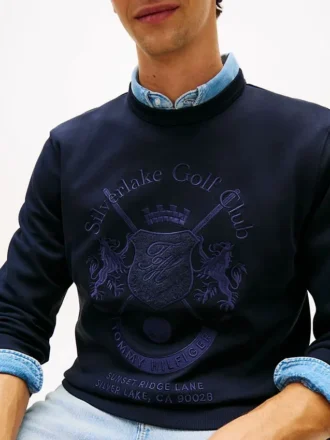 Bluza z dzianiny Intechno z tonowym logo klubu