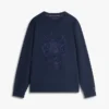 Bluza z dzianiny Intechno z tonowym logo klubu Bluza z dzianiny Intechno z tonowym logo klubu