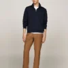 Bluza z dzianiny Intechno z zamkiem do połowy Bluza z dzianiny Intechno z zamkiem do połowy