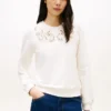 Bluza z haftowanymi oczkami Bluza z haftowanymi oczkami