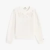 Bluza z haftowanymi oczkami Bluza z haftowanymi oczkami
