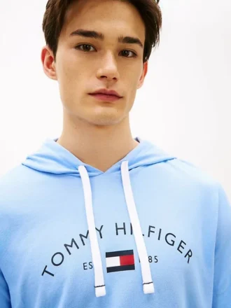Bluza z kapturem Hilfiger Logo Pique Sleep