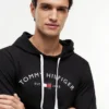 Bluza z kapturem Hilfiger Logo Pique Sleep