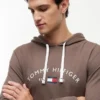 Bluza z kapturem Hilfiger Logo Pique Sleep