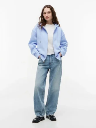 Bluza z kapturem o luźnym kroju