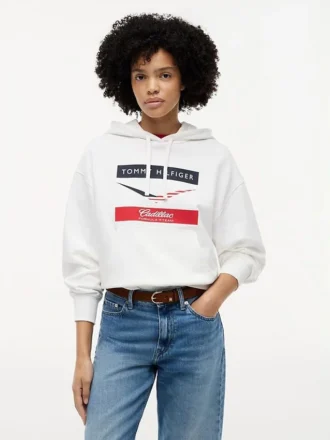 Bluza z kapturem Tommy x Cadillac F1® Team Chevron