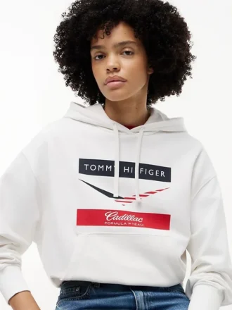 Bluza z kapturem Tommy x Cadillac F1® Team Chevron
