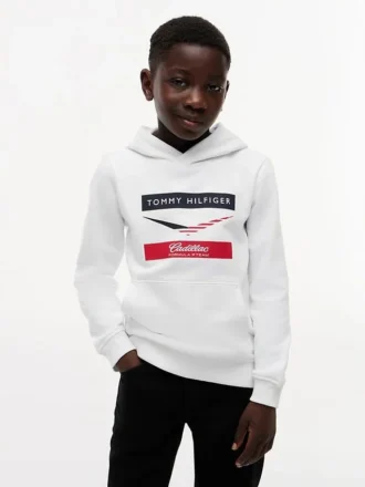Bluza z kapturem Tommy x Cadillac F1® Team Chevron dla dzieci