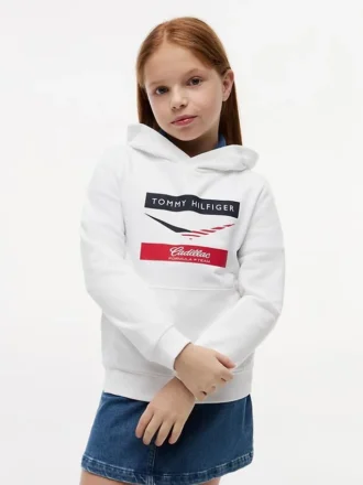 Bluza z kapturem Tommy x Cadillac F1® Team Chevron dla dzieci