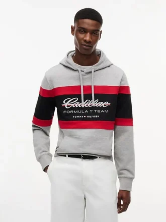 Bluza z kapturem Tommy x Cadillac F1® Team Script