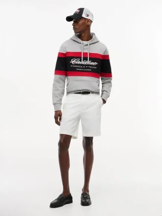 Bluza z kapturem Tommy x Cadillac F1® Team Script