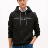 Bluza z kapturem z haftowanym logo Tommy Bluza z kapturem z haftowanym logo Tommy