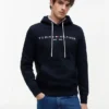 Bluza z kapturem z haftowanym logo Tommy Bluza z kapturem z haftowanym logo Tommy