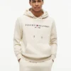 Bluza z kapturem z haftowanym logo Tommy Bluza z kapturem z haftowanym logo Tommy