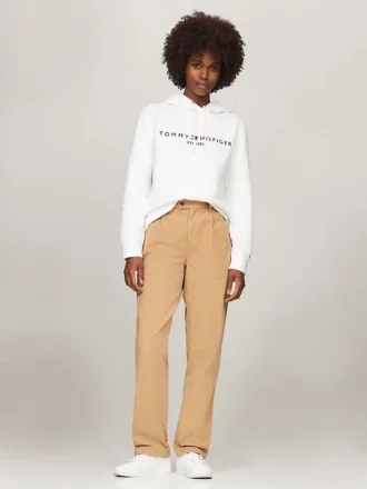 Bluza z kapturem z haftowanym logo Tommy