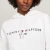 Bluza z kapturem z haftowanym logo Tommy Bluza z kapturem z haftowanym logo Tommy