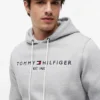 Bluza z kapturem z haftowanym logo Tommy Bluza z kapturem z haftowanym logo Tommy