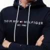 Bluza z kapturem z haftowanym logo Tommy Bluza z kapturem z haftowanym logo Tommy