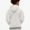 Bluza z kapturem z haftowanym monogramem dla dzieci Bluza z kapturem z haftowanym monogramem dla dzieci